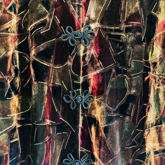 🎄 XMAS Special 🌟 VTG Velvet Image Mod-Chic Jacket - Picture 2 of 9